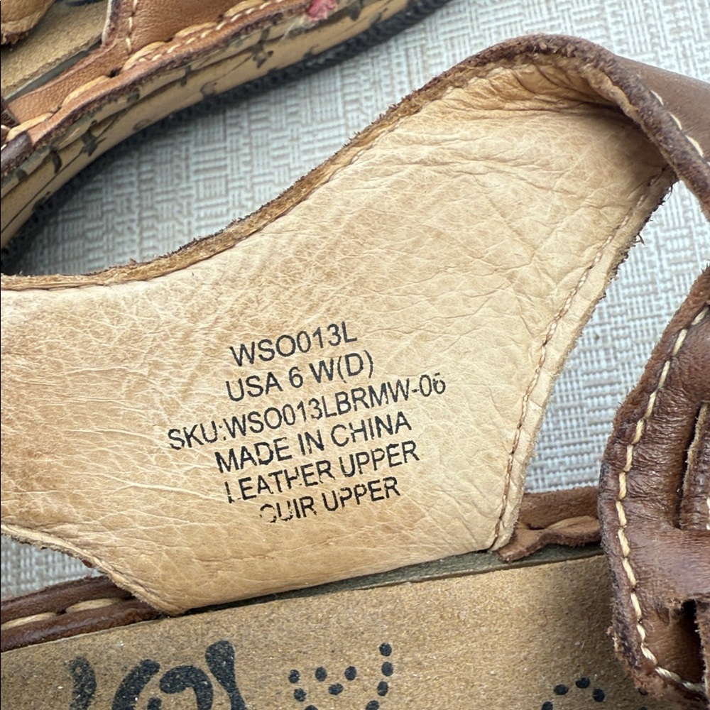 Propet Multi-Color Leather Sandals - Picture 7 of 7